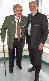 Otto Schunko mit Landesvorsitzenden Klaus Gabriele